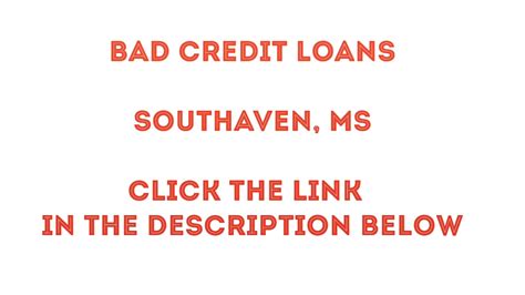 Personal Loans In Southaven Ms